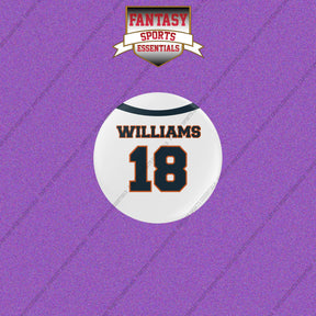 2026 Chicago Bears Away Jersey Buttons