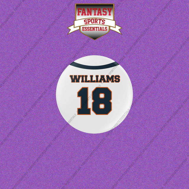 2026 Chicago Bears Away Jersey Buttons