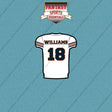 2026 Chicago Bears Away Jersey Car Decals
