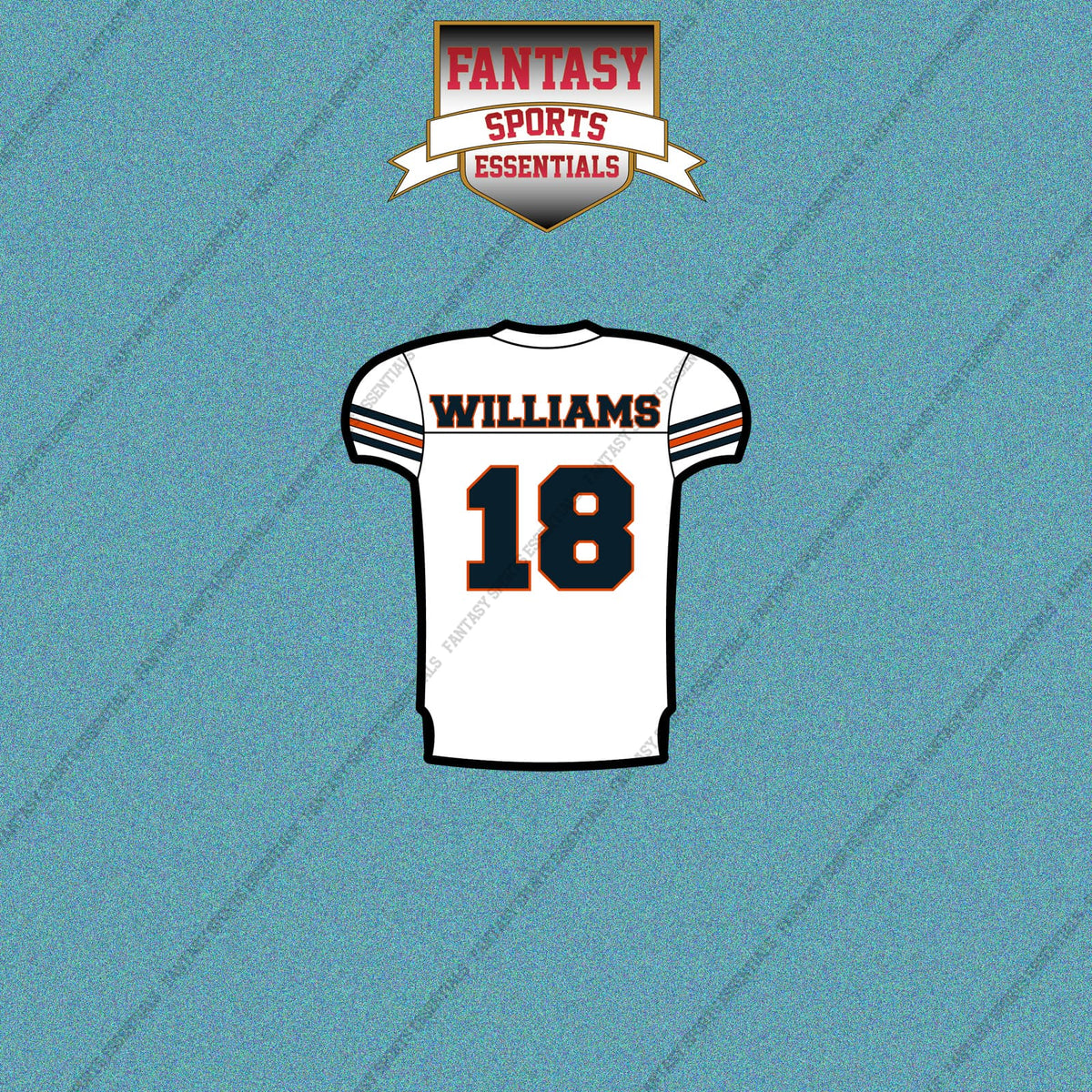 2026 Chicago Bears Away Jersey Car Decals