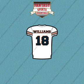 2026 Chicago Bears Away Jersey Car Decals