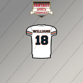 2026 Chicago Bears Away Jersey Magnets