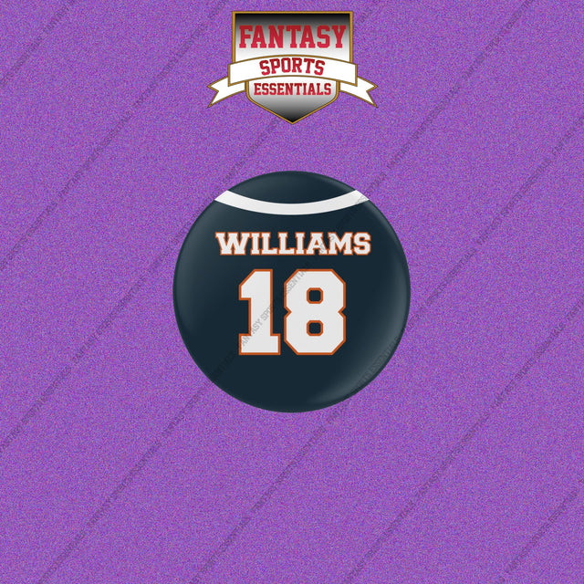 2026 Chicago Bears Home Jersey Buttons