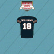 2026 Chicago Bears Home Jersey Car Decals