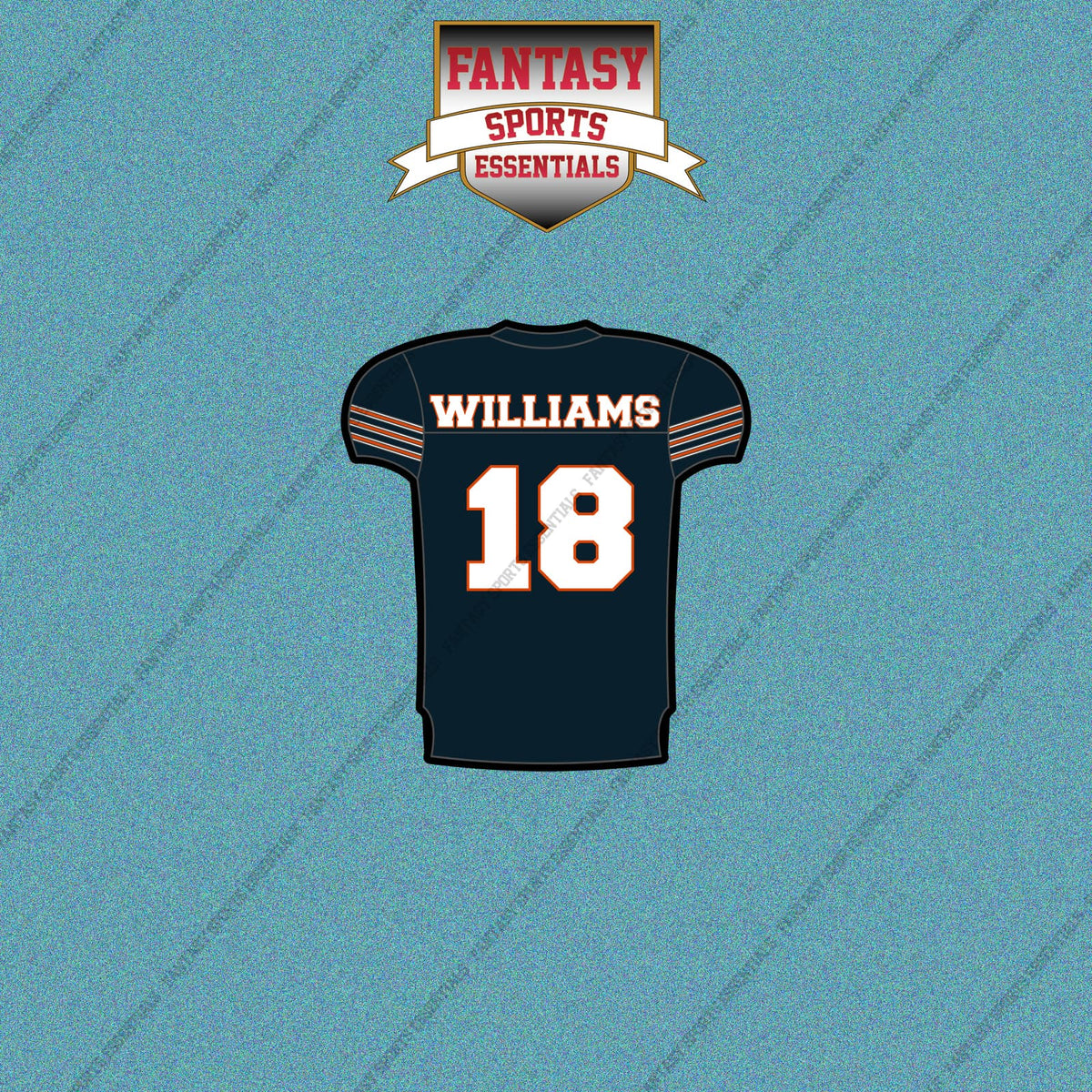 2026 Chicago Bears Home Jersey Car Decals