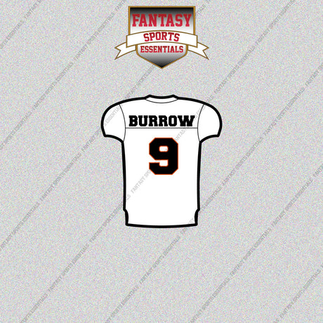 2026 Cincinnati Bengals Away Jersey Glossy Stickers