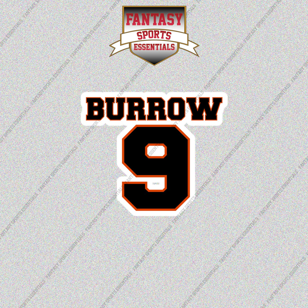 2026 Cincinnati Bengals Name and Number Glossy Stickers