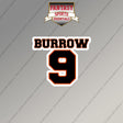 2026 Cincinnati Bengals Name and Number Magnets