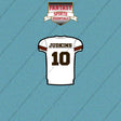 2026 Cleveland Browns Away Jersey Car Decals