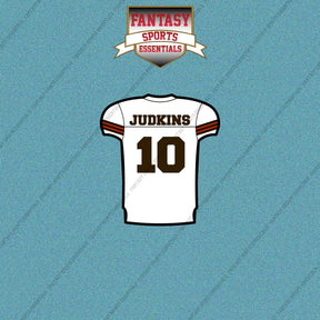 2026 Cleveland Browns Away Jersey Car Decals