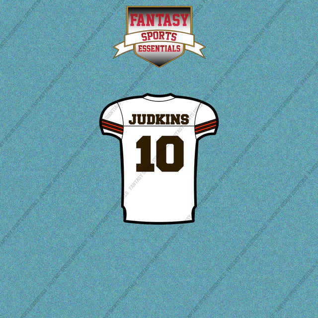 2026 Cleveland Browns Away Jersey Car Decals