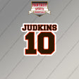 2026 Cleveland Browns Name and Number Magnets