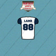 2026 Dallas Cowboys Away Jersey Car Decals