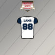 2026 Dallas Cowboys Away Jersey Magnets