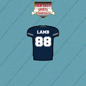 2026 Dallas Cowboys Home Jersey Car Decals