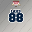 2026 Dallas Cowboys Name and Number Magnets