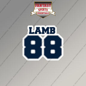 2026 Dallas Cowboys Name and Number Magnets