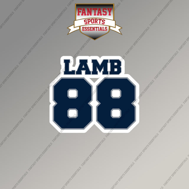 2026 Dallas Cowboys Name and Number Magnets