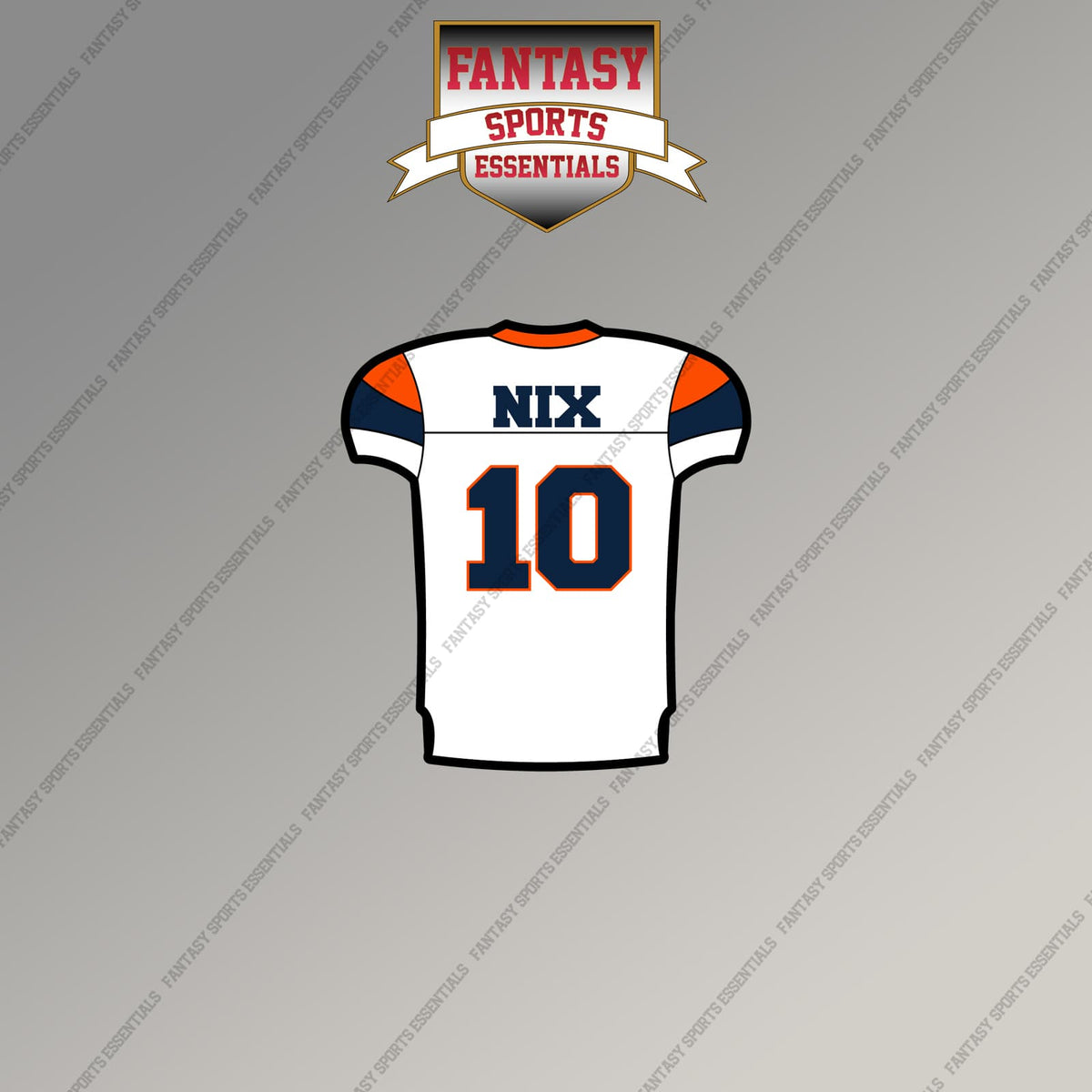 2026 Denver Broncos Away Jersey Magnets