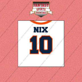 2026 Denver Broncos Away Jersey Wall Art Prints
