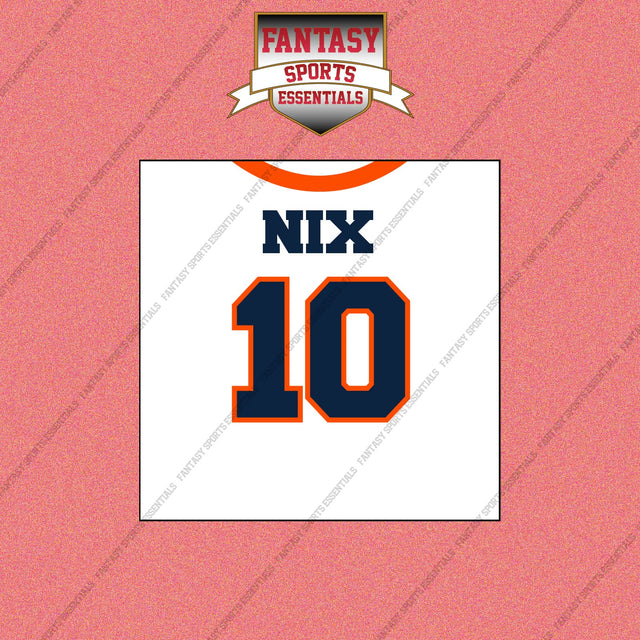2026 Denver Broncos Away Jersey Wall Art Prints