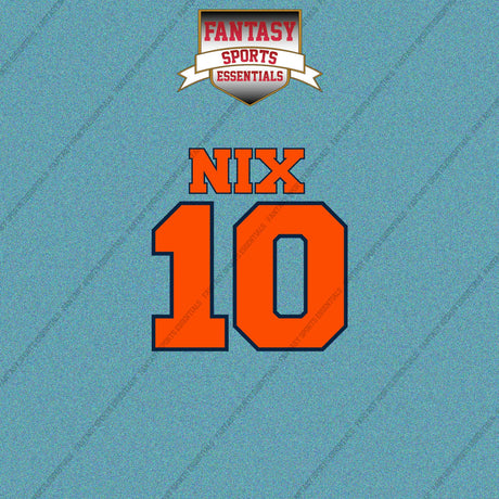 2026 Denver Broncos Name and Number Car Decals