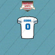 2026 Detroit Lions Away Jersey Car Decals