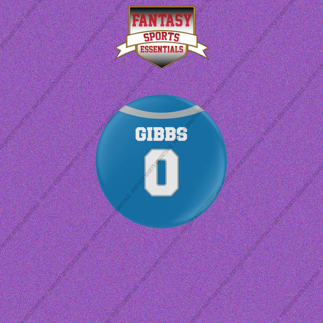 2026 Detroit Lions Home Jersey Buttons