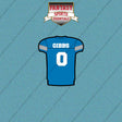 2026 Detroit Lions Home Jersey Car Decals