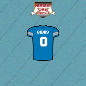 2026 Detroit Lions Home Jersey Car Decals