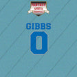 2026 Detroit Lions Name and Number Car Decals