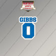 2026 Detroit Lions Name and Number Magnets