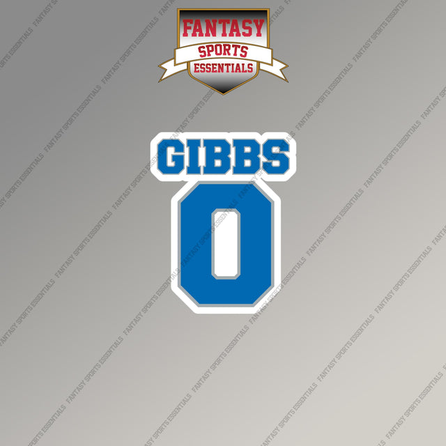 2026 Detroit Lions Name and Number Magnets