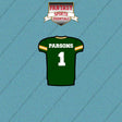 2026 Green Bay Packers Home Jersey Car Decals