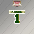 2026 Green Bay Packers Name and Number Magnets