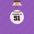 2026 Houston Texans Away Jersey Buttons
