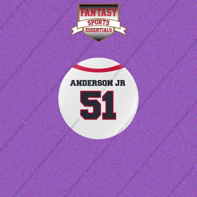 2026 Houston Texans Away Jersey Buttons