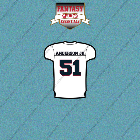 2026 Houston Texans Away Jersey Car Decals