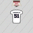 2026 Houston Texans Away Jersey Glossy Stickers