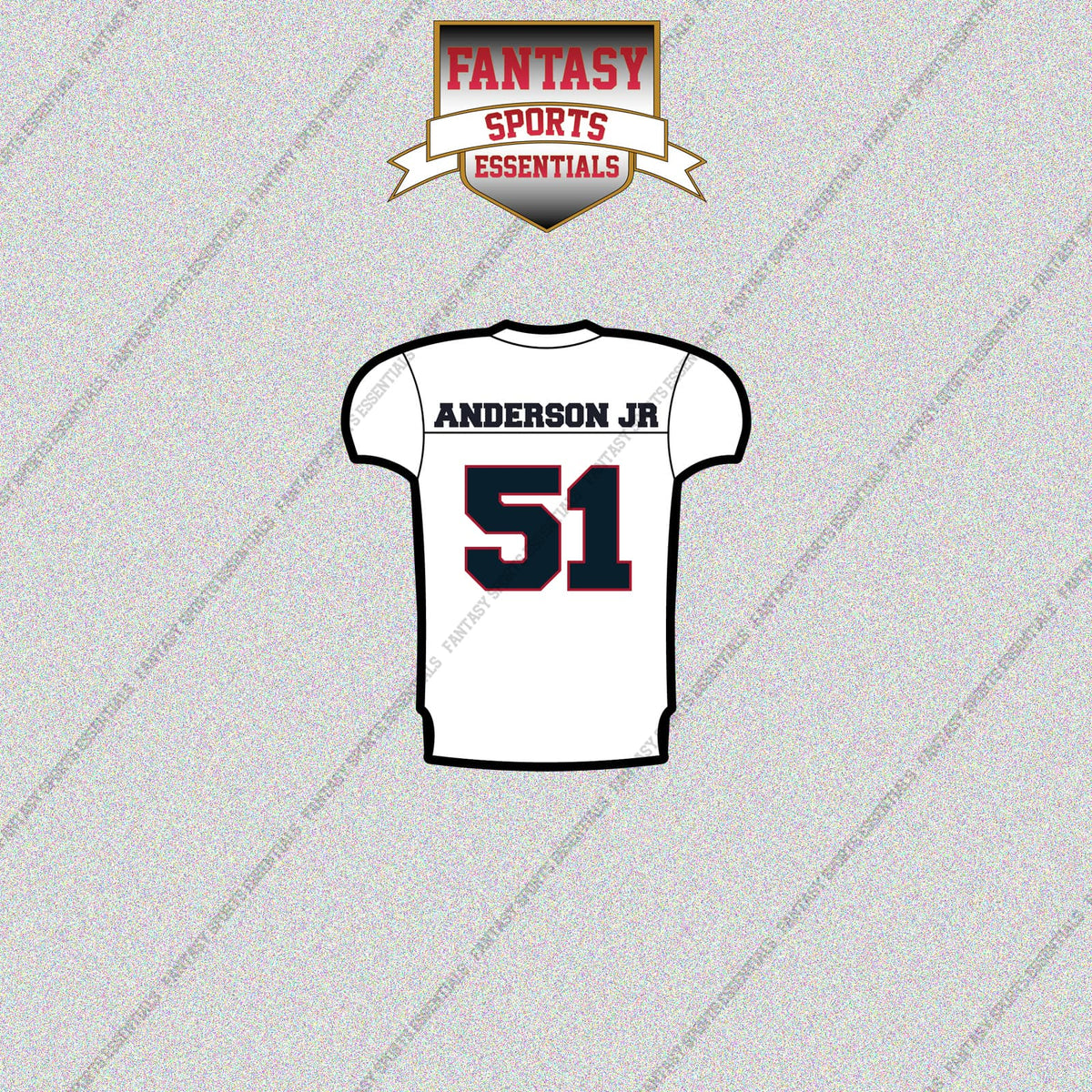 2026 Houston Texans Away Jersey Glossy Stickers