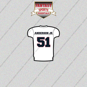 2026 Houston Texans Away Jersey Glossy Stickers