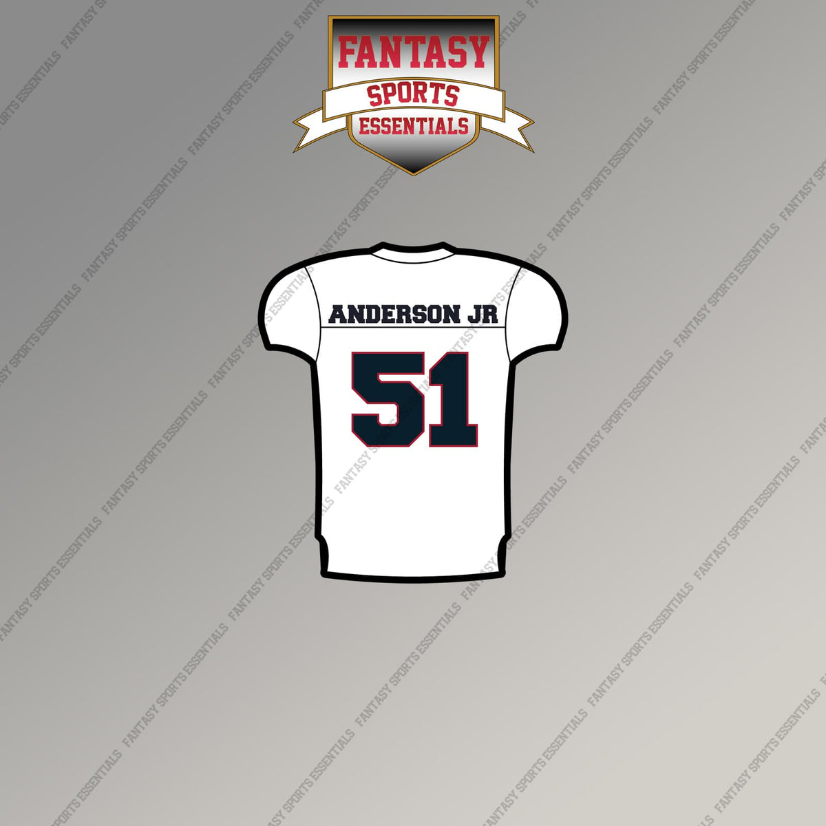 2026 Houston Texans Away Jersey Magnets