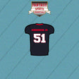 2026 Houston Texans Home Jersey Car Decals