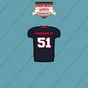 2026 Houston Texans Home Jersey Car Decals