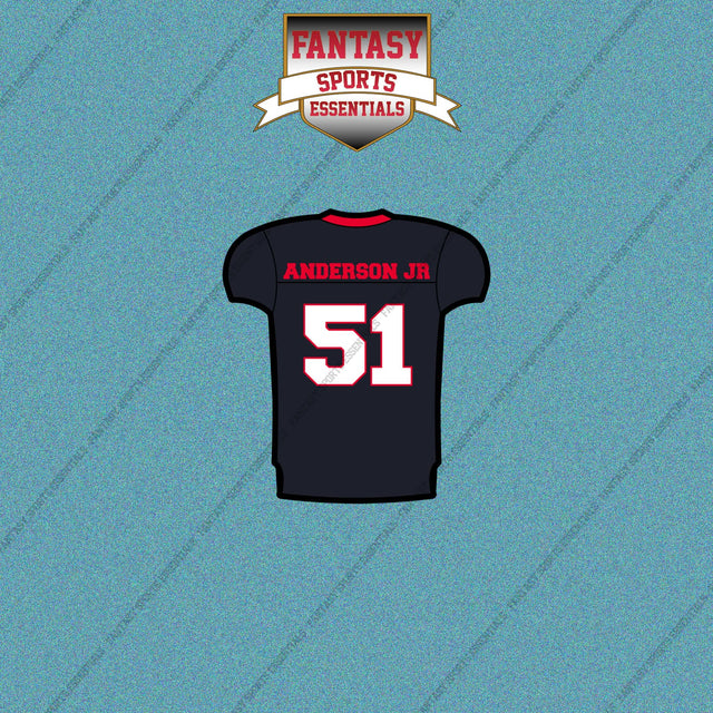 2026 Houston Texans Home Jersey Car Decals
