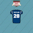 2026 Indianapolis Colts Home Jersey Car Decals
