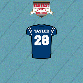 2026 Indianapolis Colts Home Jersey Car Decals