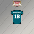 2026 Jacksonville Jaguars Home Jersey Magnets