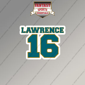 2026 Jacksonville Jaguars Name and Number Magnets