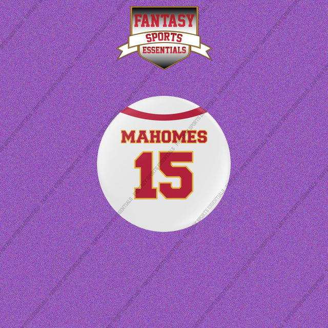 2026 Kansas City Chiefs Away Jersey Buttons